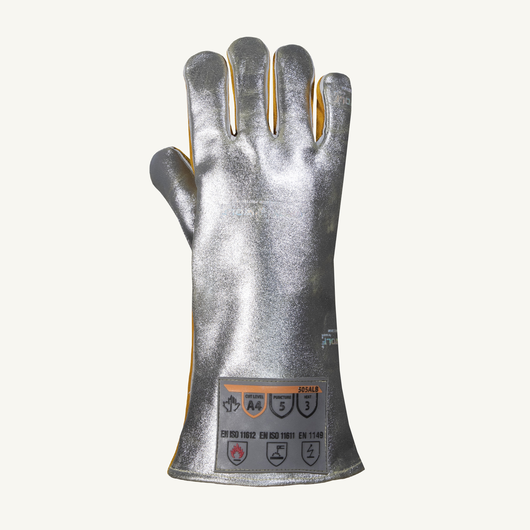 Superior Glove® Endura® 505ALB Leather Palm Aluminized Welding Gloves